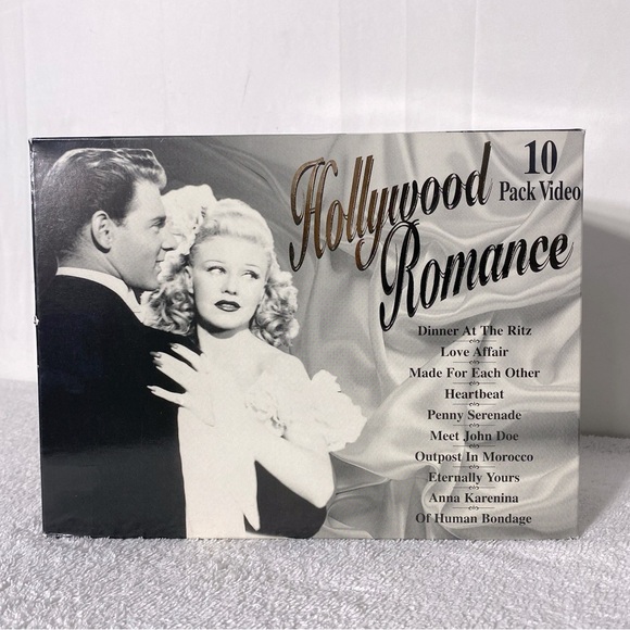 Vintage Madacy Music Group Hollywood Romance 10 Pack Movie Set VHS - Picture 1 of 16